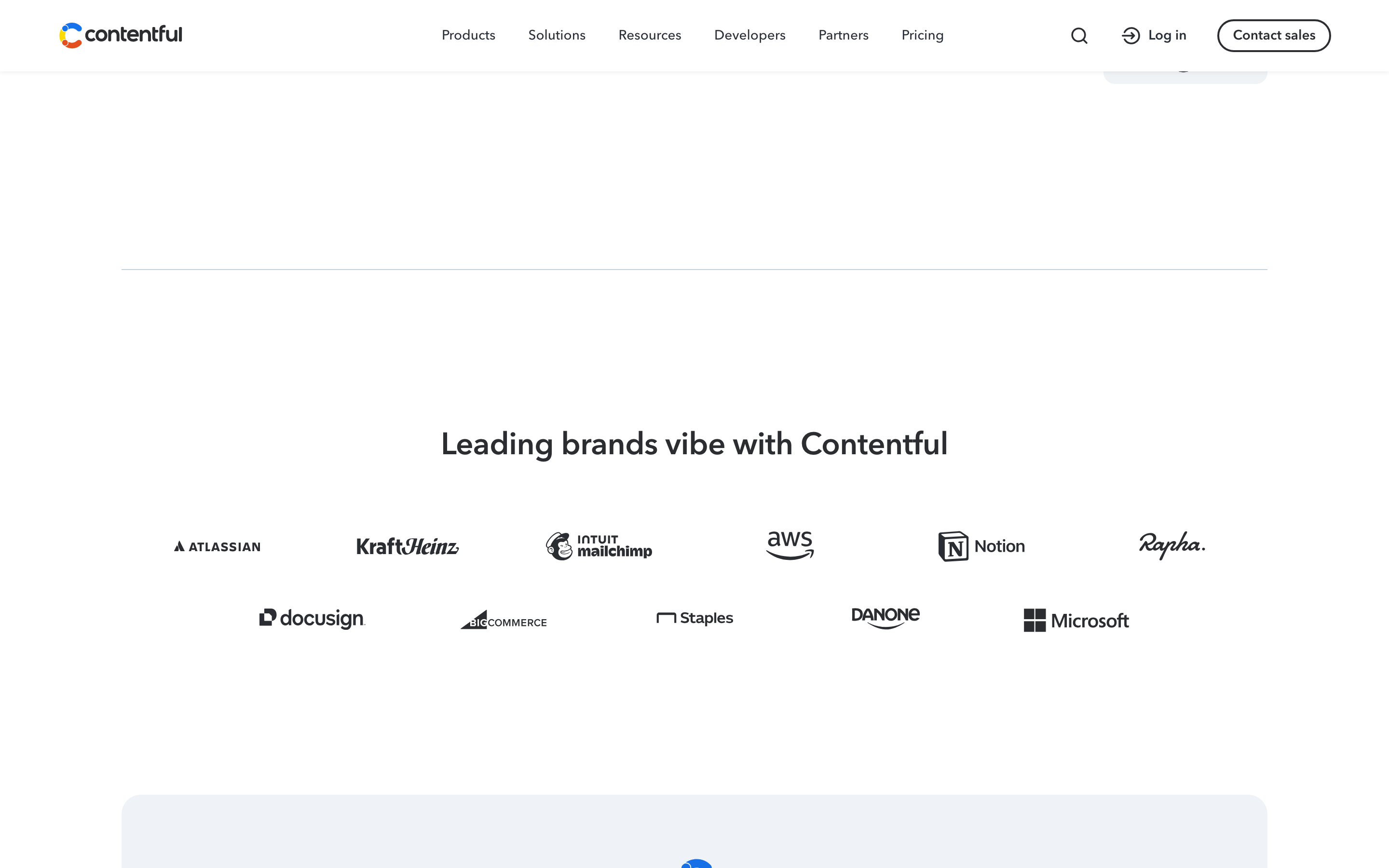 Contentful — 桌面滚动分段(90% viewport 步进,作为视觉证据)