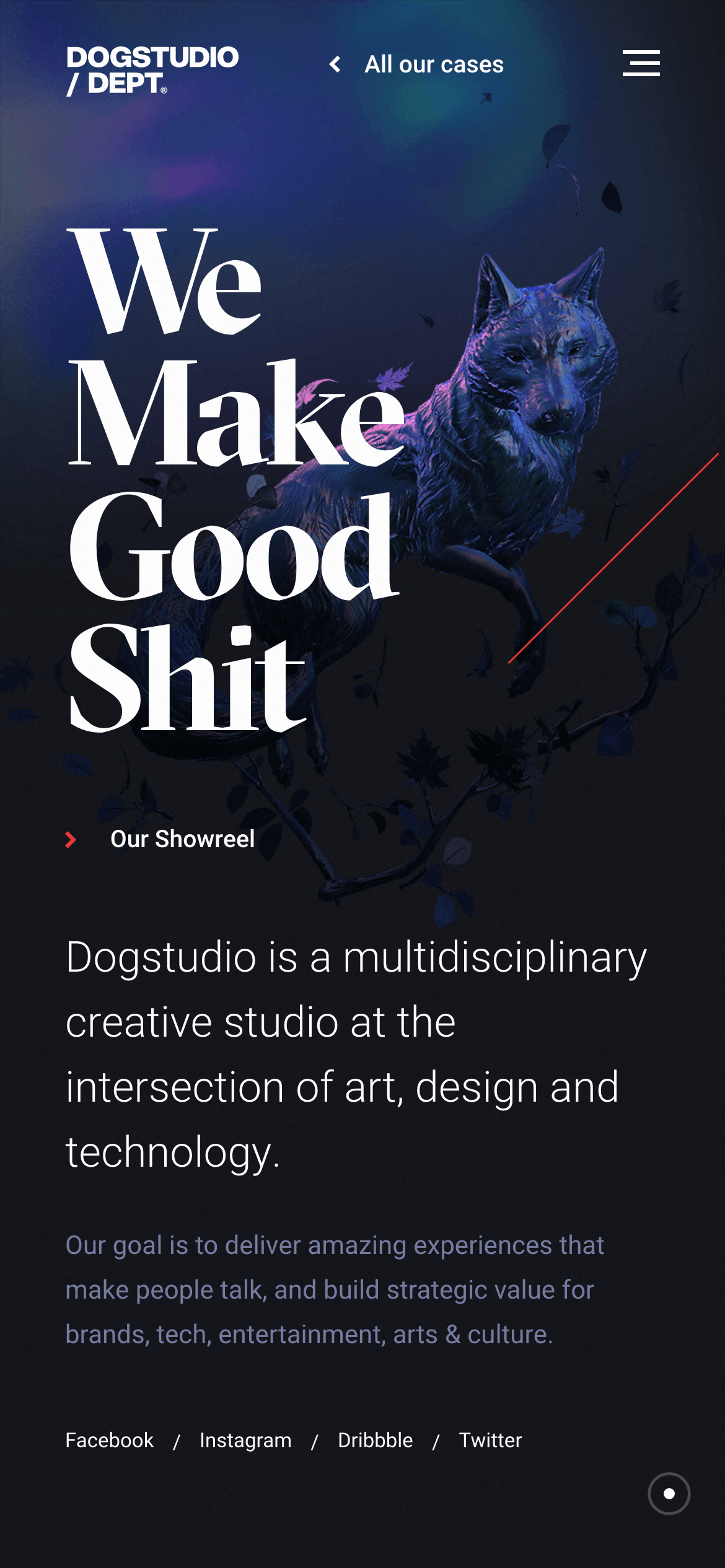 Dogstudio — 移动首屏