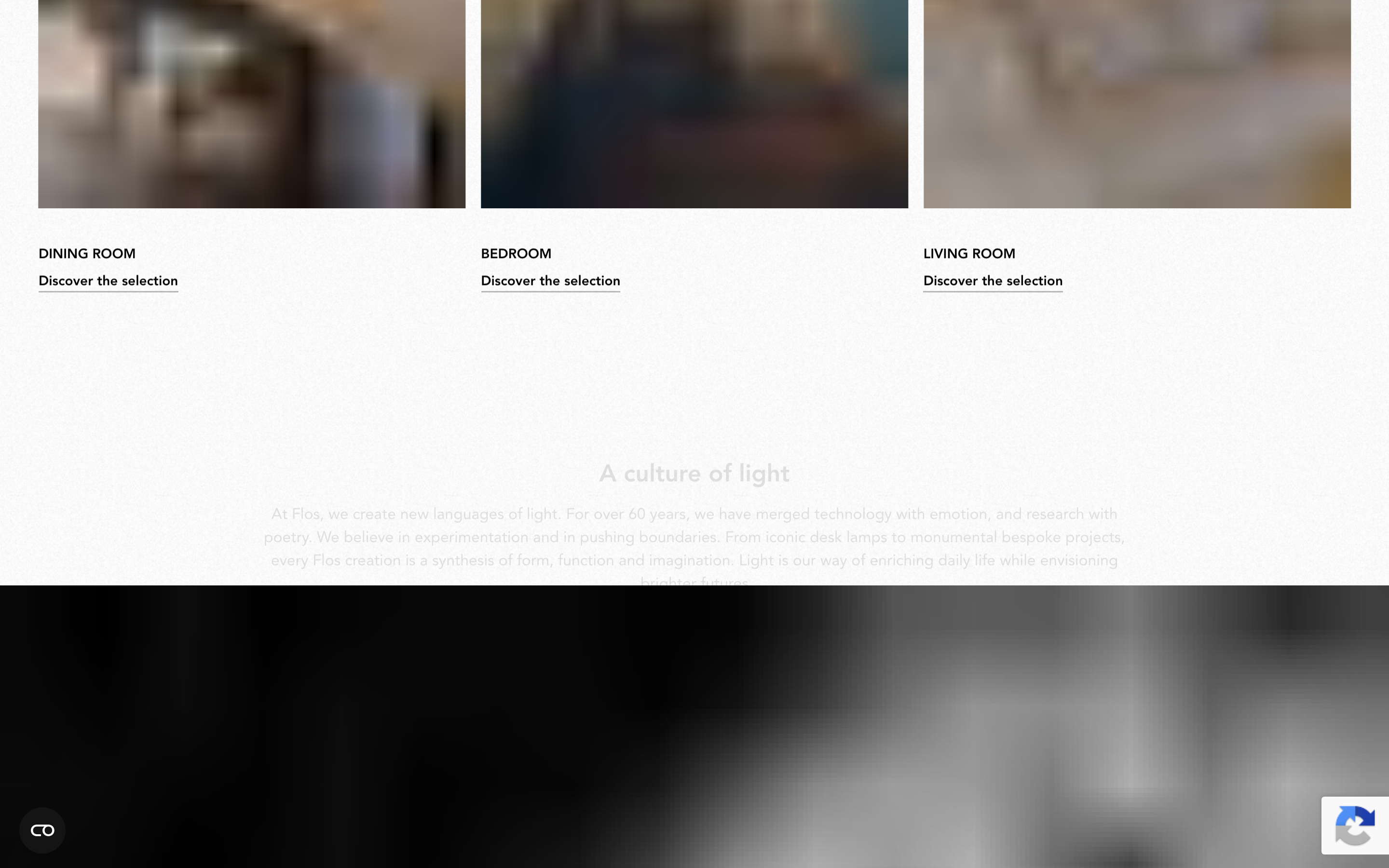 Flos — 桌面滚动分段(90% viewport 步进,作为视觉证据)
