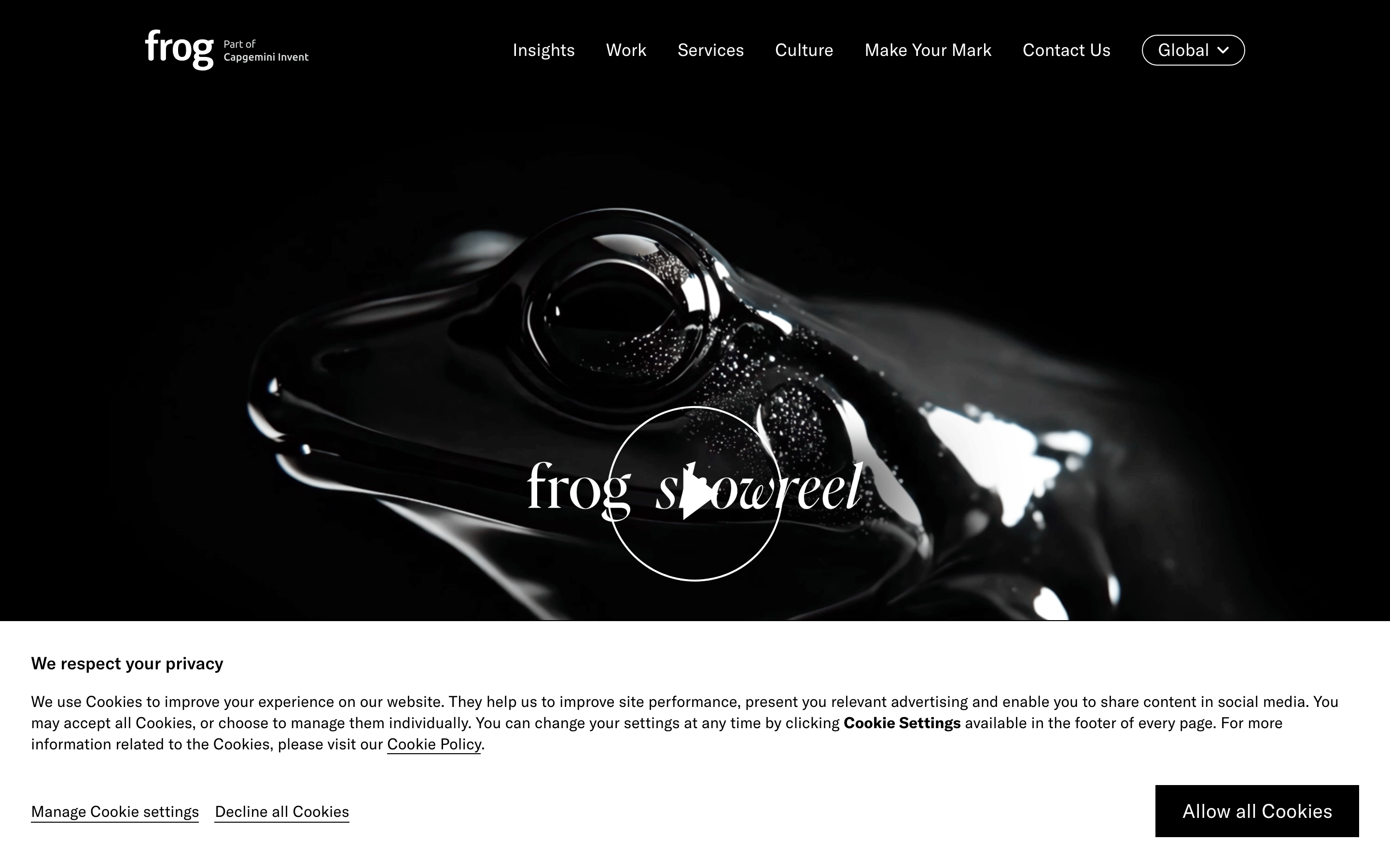 Frog — 桌面滚动分段(90% viewport 步进,作为视觉证据)
