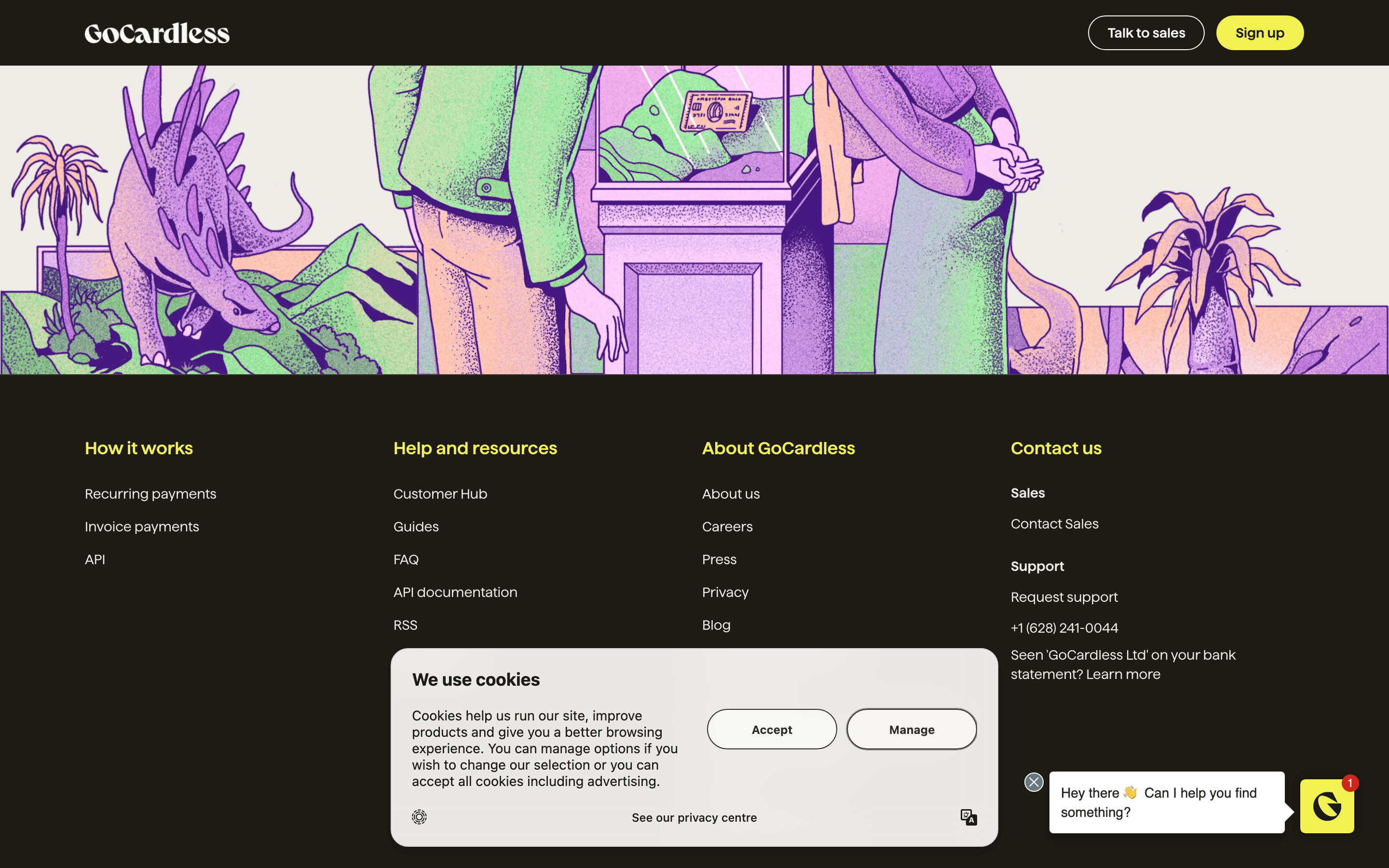 GoCardless — 桌面滚动分段(90% viewport 步进,作为视觉证据)