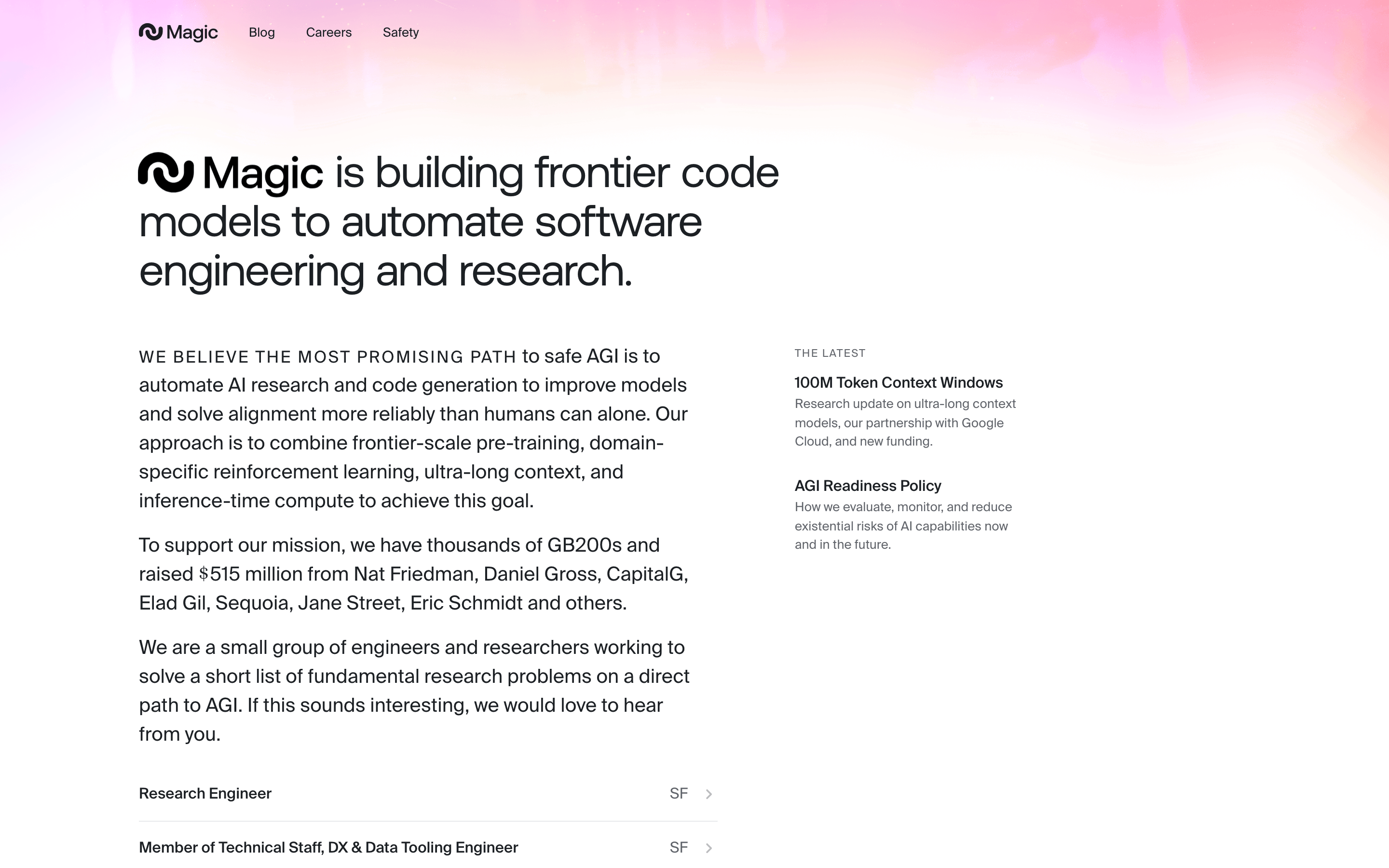 Magic — 桌面滚动分段(90% viewport 步进,作为视觉证据)