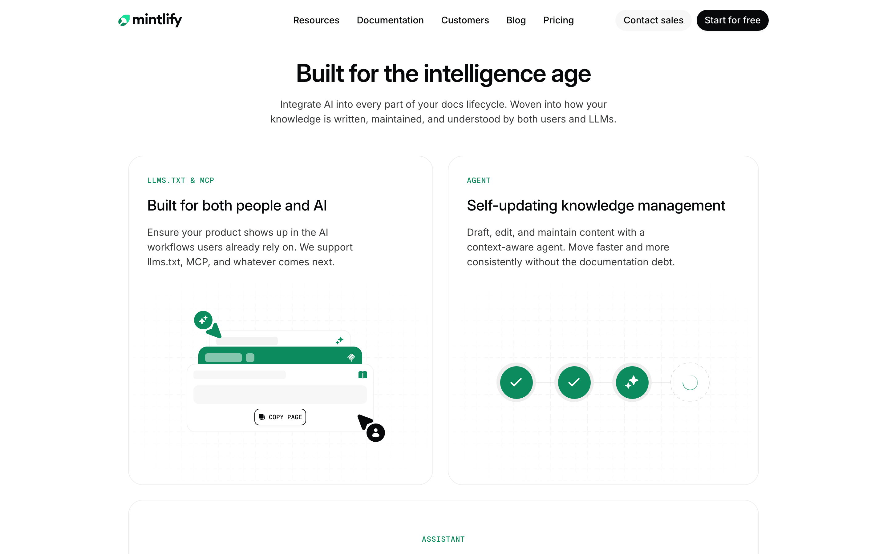 Mintlify — 桌面滚动分段(90% viewport 步进,作为视觉证据)