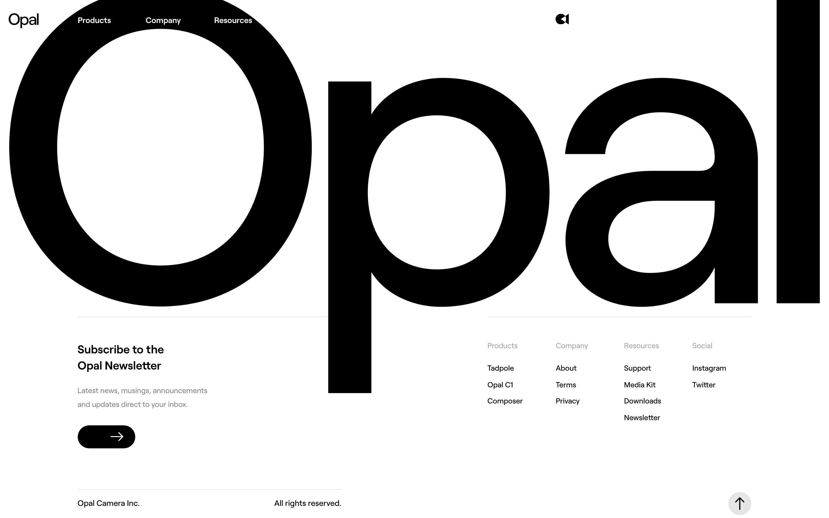 Opal Camera Inc. — 桌面滚动分段(90% viewport 步进,作为视觉证据)