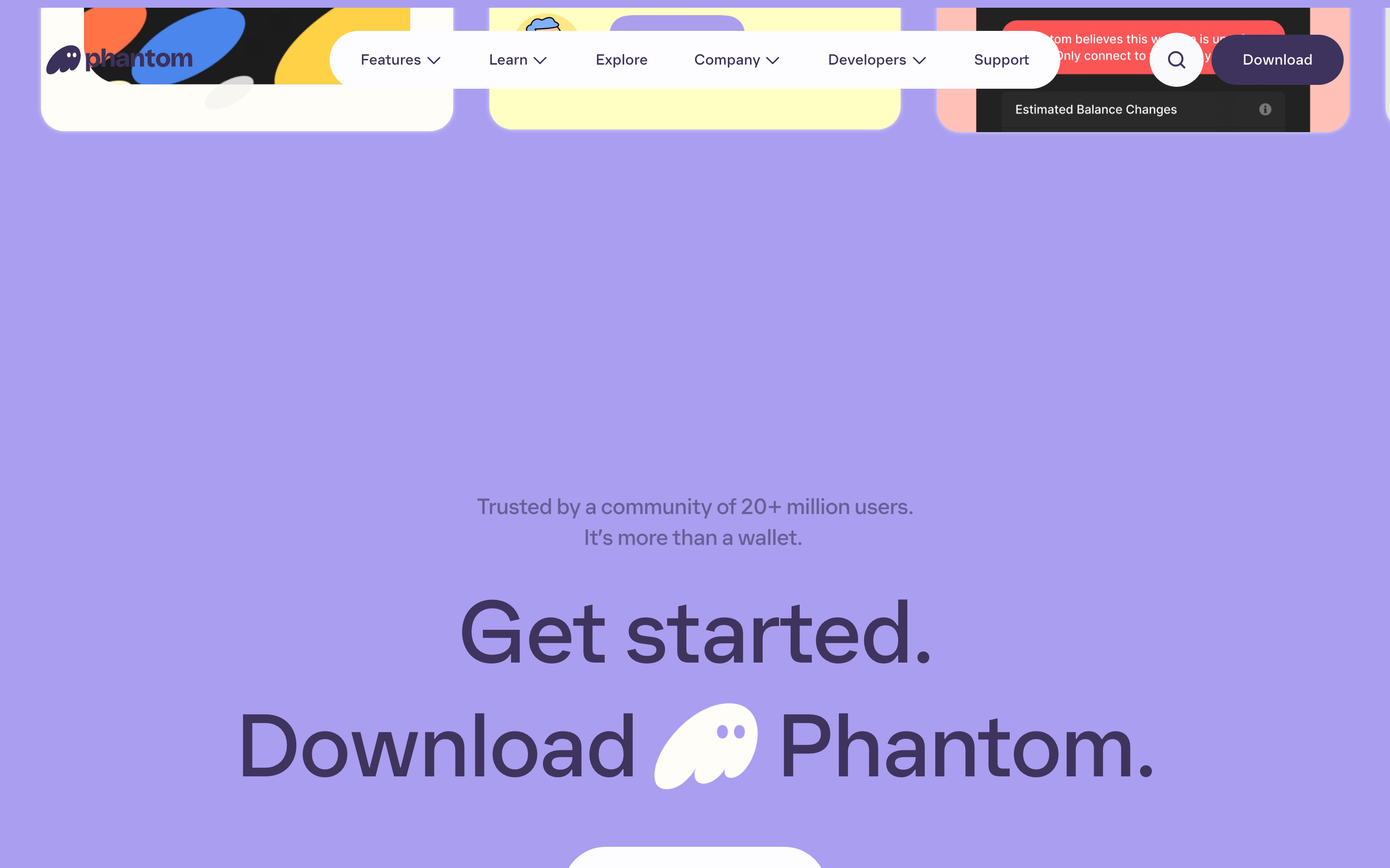 Phantom — 桌面滚动分段(90% viewport 步进,作为视觉证据)