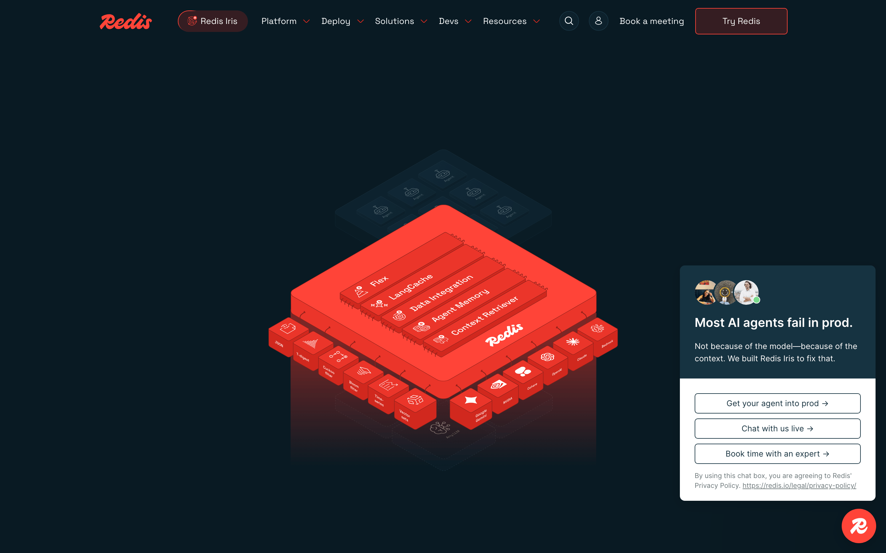 Redis — 桌面滚动分段(90% viewport 步进,作为视觉证据)