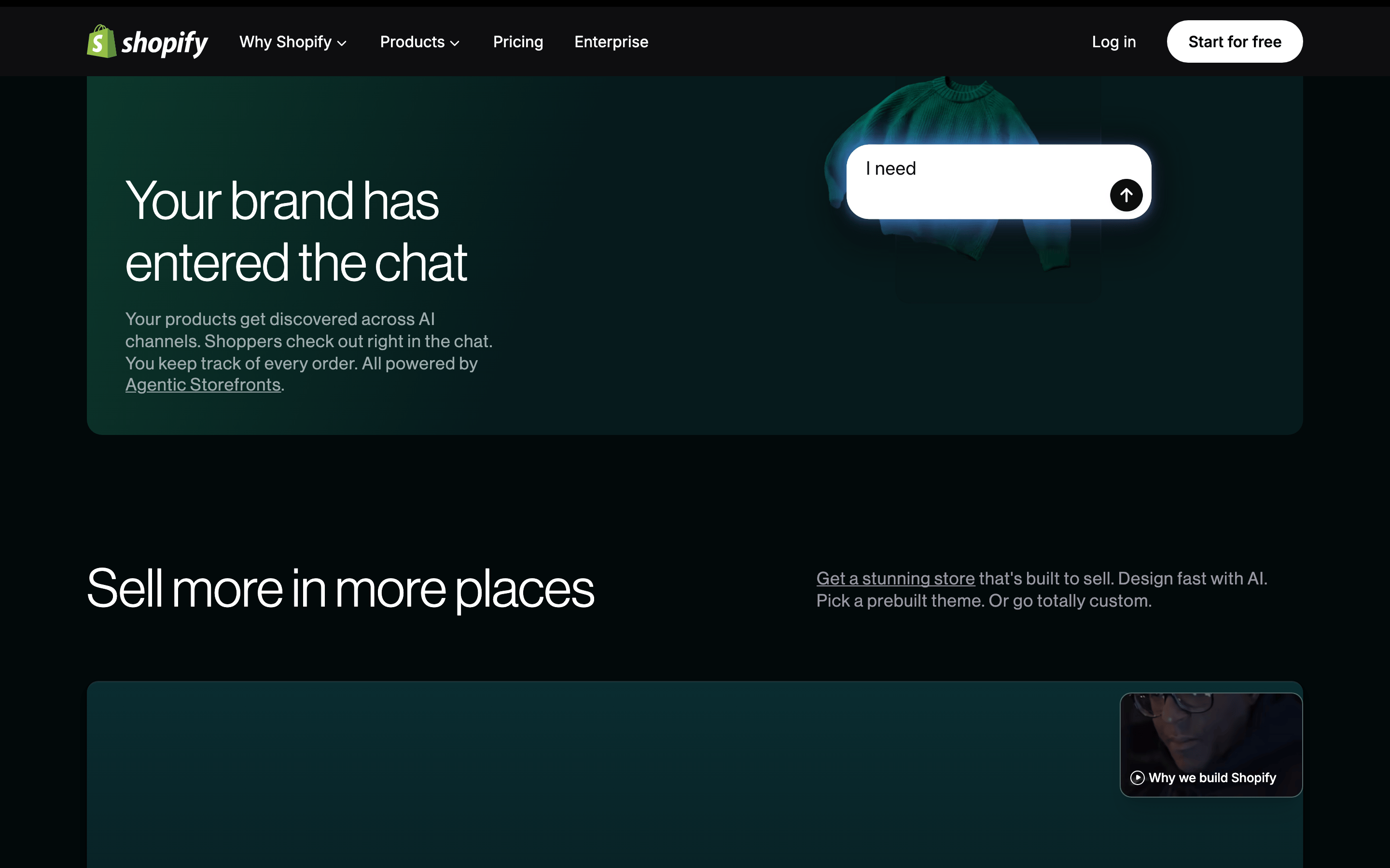 Shopify — 桌面滚动分段(90% viewport 步进,作为视觉证据)