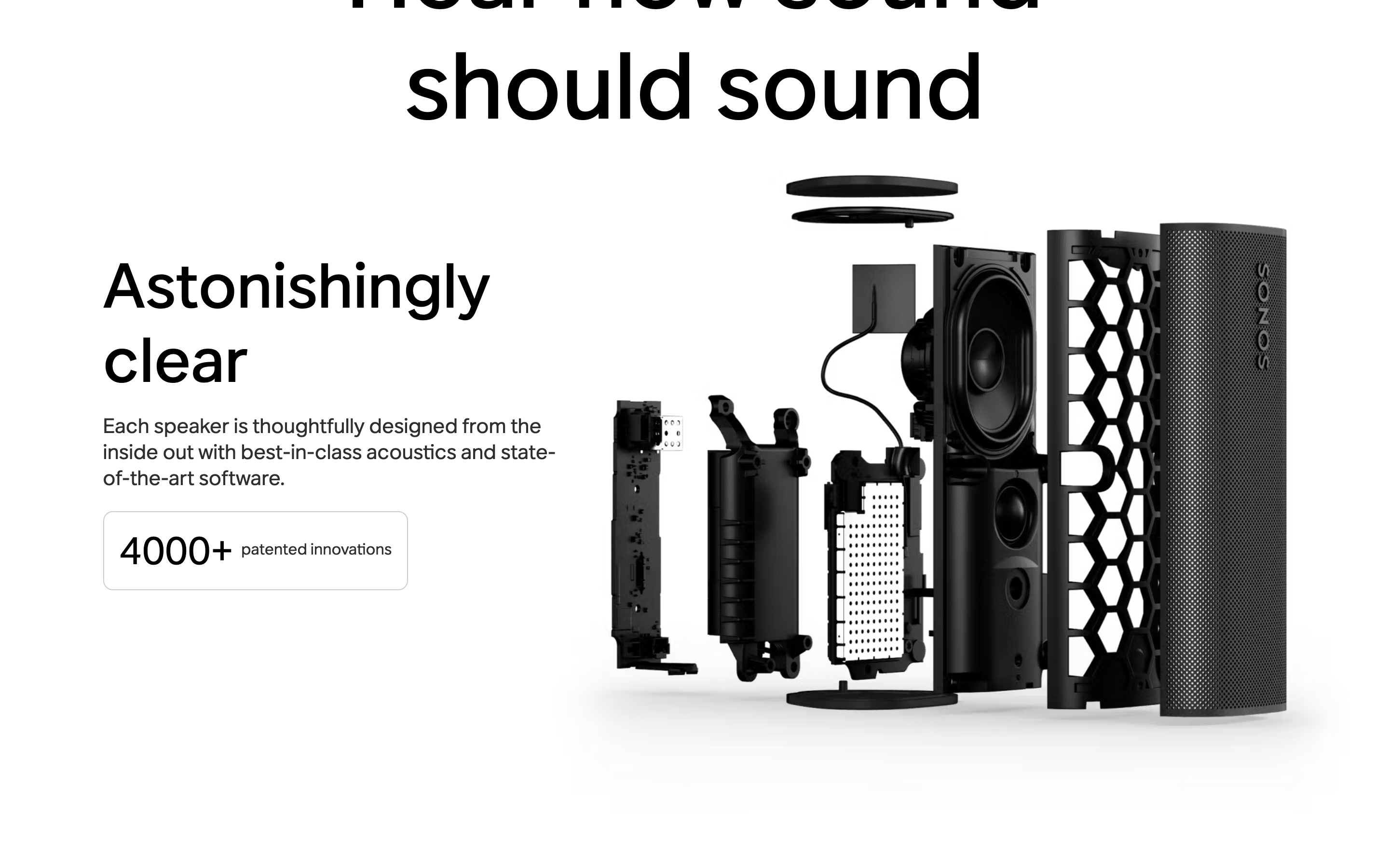 Sonos — 桌面滚动分段(90% viewport 步进,作为视觉证据)