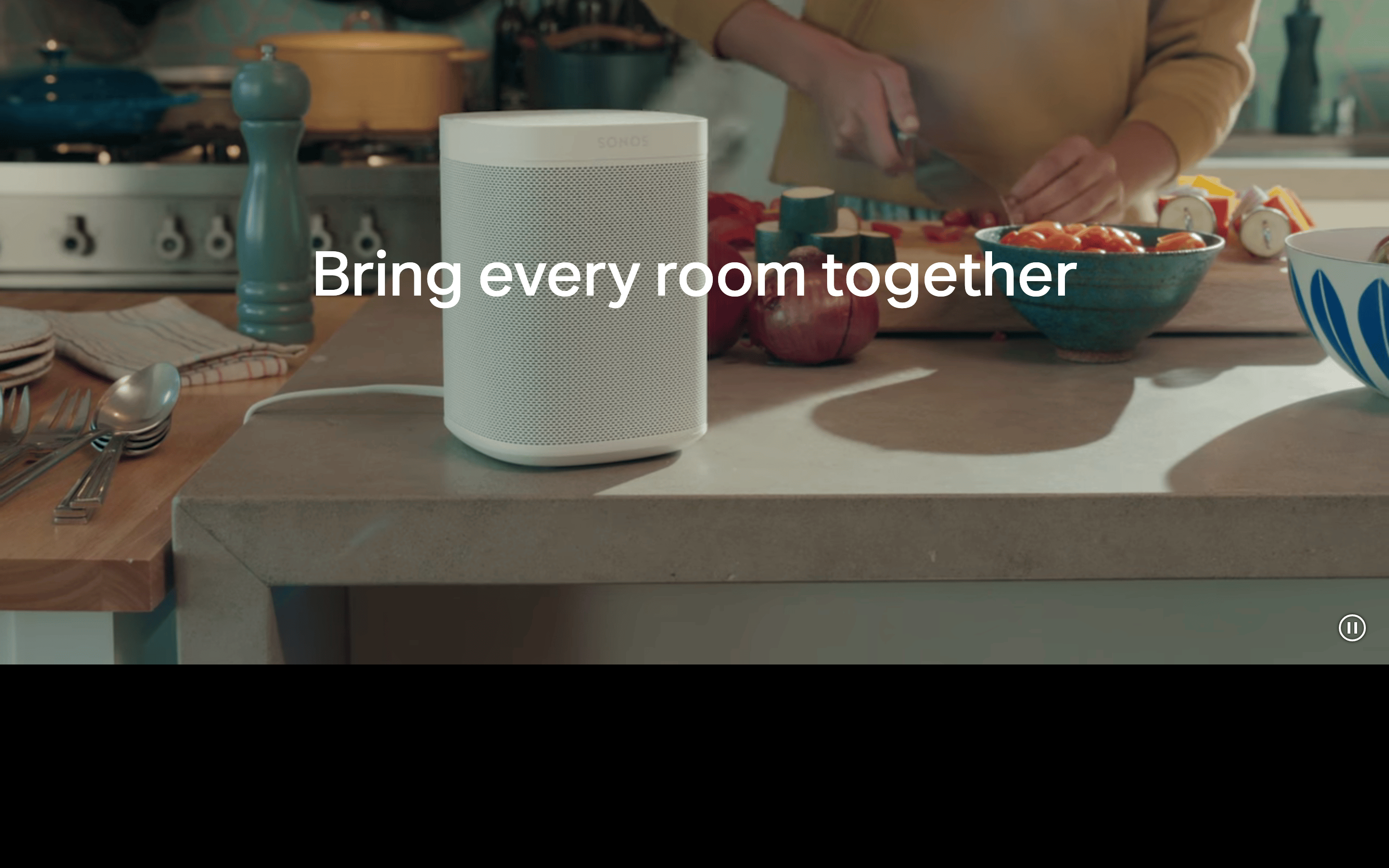 Sonos — 桌面滚动分段(90% viewport 步进,作为视觉证据)