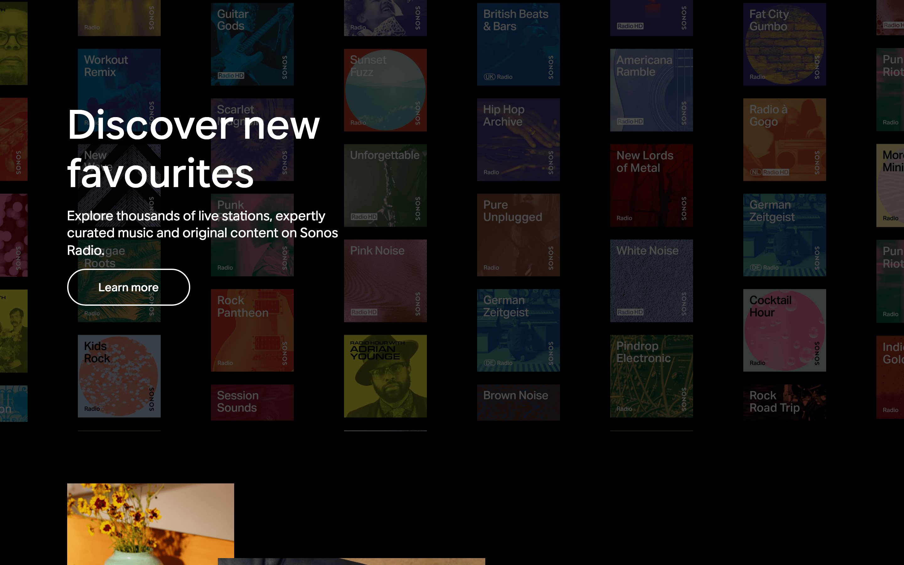 Sonos — 桌面滚动分段(90% viewport 步进,作为视觉证据)