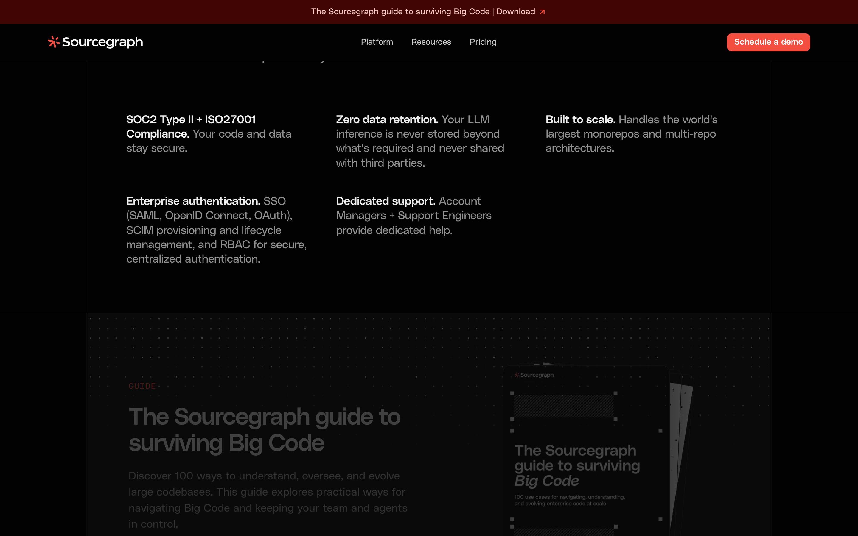 Sourcegraph — 桌面滚动分段(90% viewport 步进,作为视觉证据)