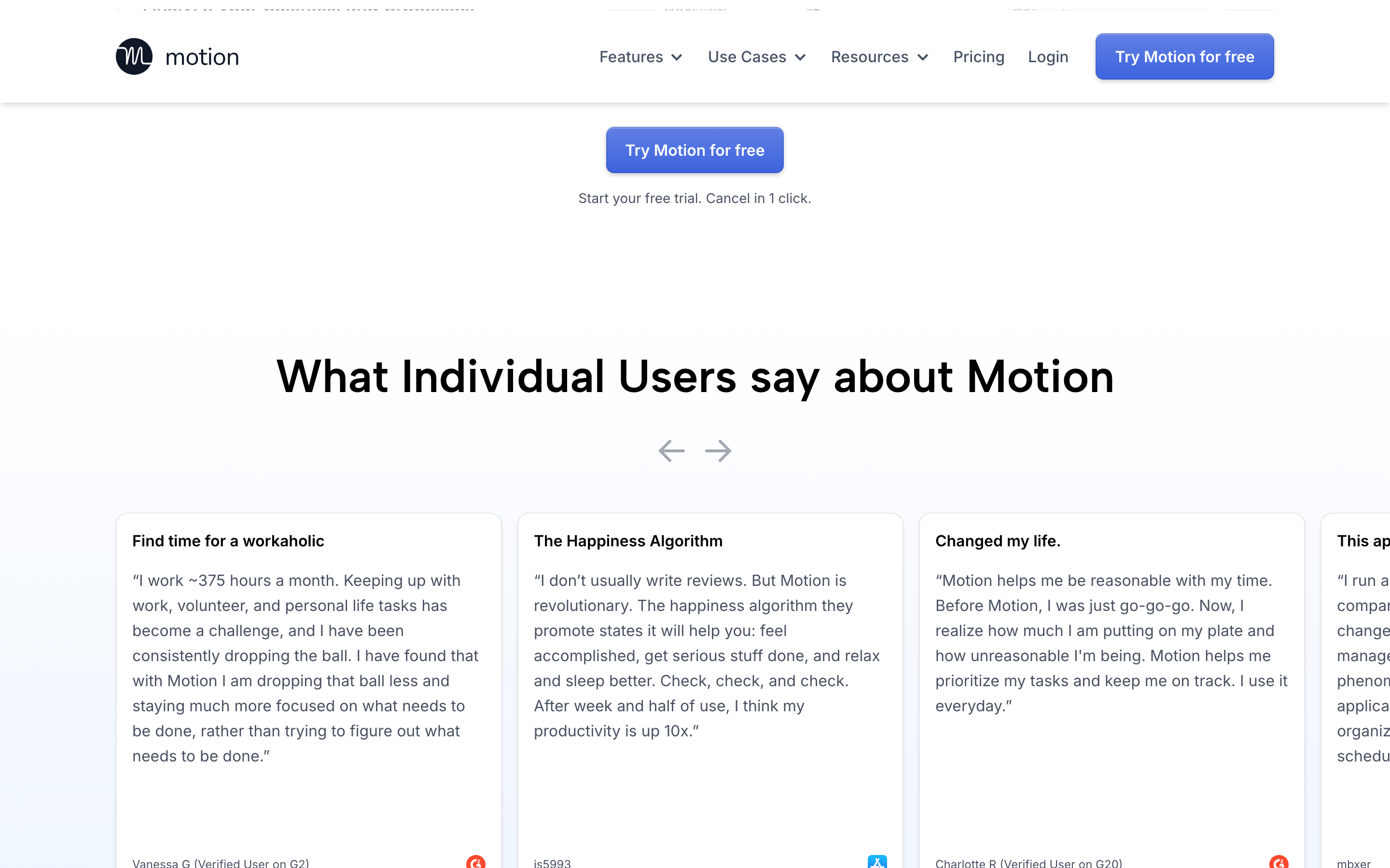 Motion — 桌面滚动分段(90% viewport 步进,作为视觉证据)