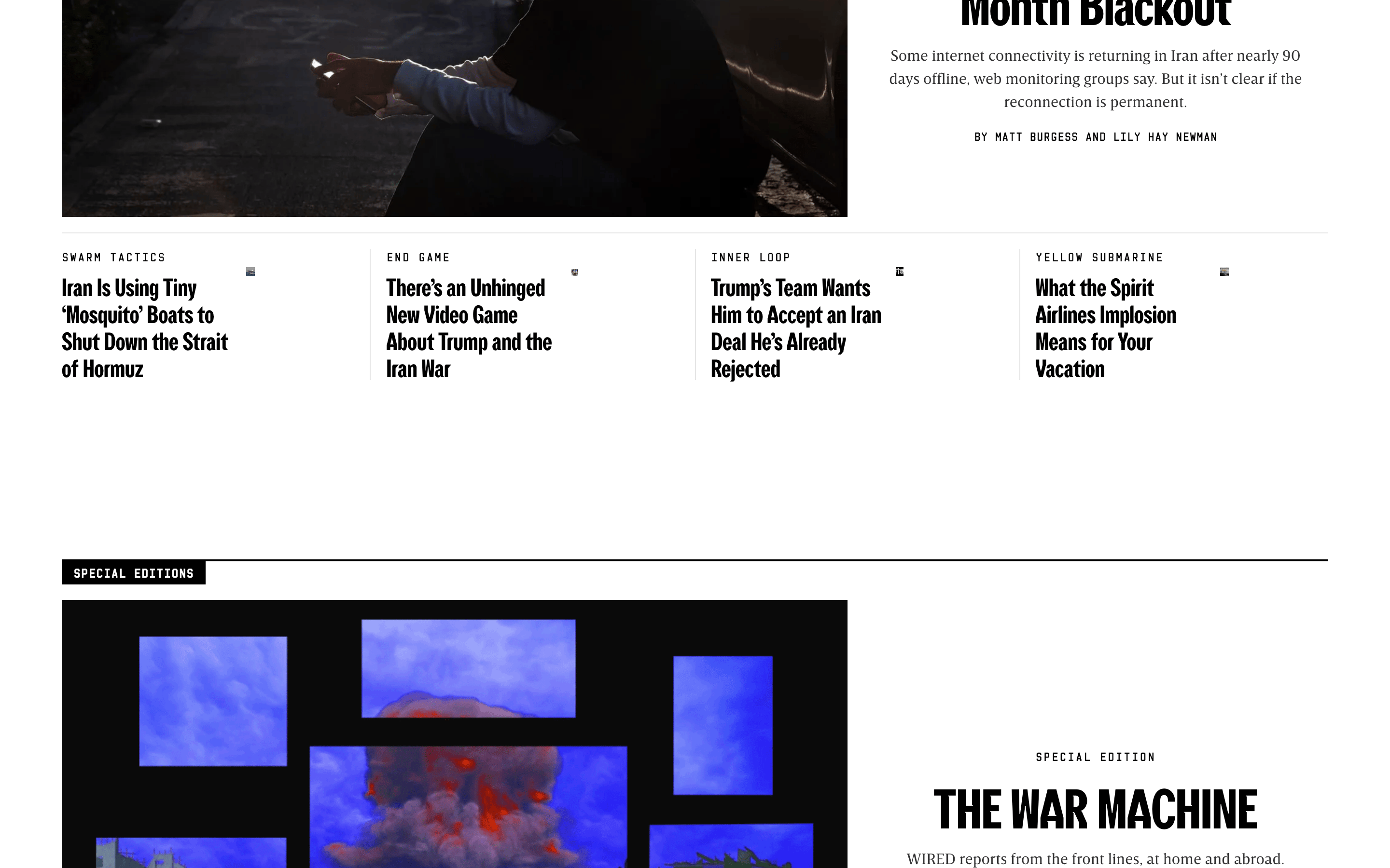 Wired — 桌面滚动分段(90% viewport 步进,作为视觉证据)